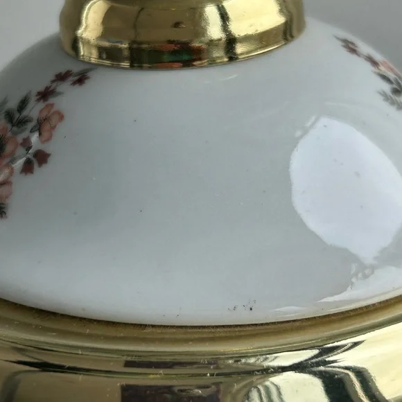 Vintage Floral Glass Touch Lamp in Tiffany Style - 1980s - Picture 6 of 13